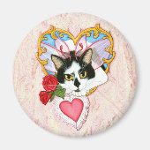 Meine Feline Valentine Cat Magnet (Vorne)