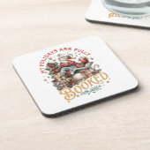 Meine Ferien sind voll gebucht Getränkeuntersetzer (Linke Seite)