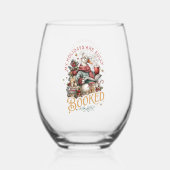 Meine Ferien sind voll gebucht Weinglas Ohne Stiel (Vorderseite)