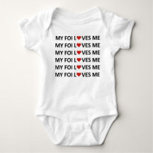 MEINE FOI LIEBEN ME - RED HEART Baby Bodysuit 
