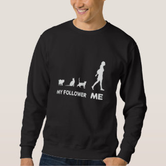 Meine Follower Cat Niedlich Cat Niedlich Sweatshirt