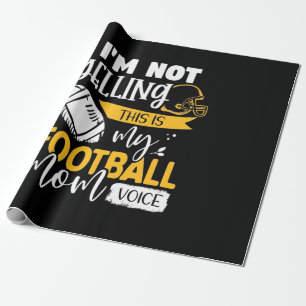 Meine Football-Mama Geschenkpapier