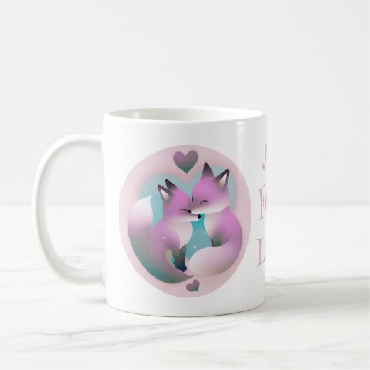Meine Foxy Lady Niedlich Valentine Kaffeetasse (Links)