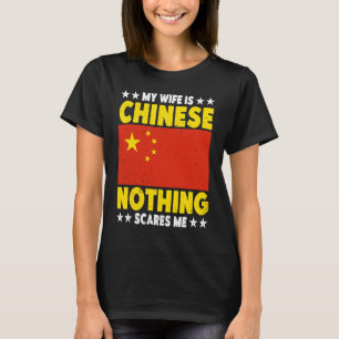 Meine Frau ist chinesisch China ROC Erbe Wurzeln S T-Shirt