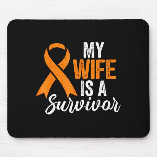 Meine Frau ist eine Überlebende MS-Bewusstsein Ora Mousepad (Vorne)