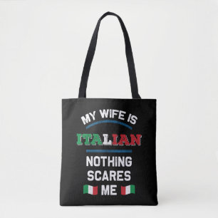 Meine Frau ist italienisch Italien Italienische Re Tasche