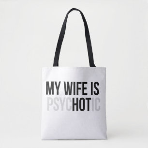 Meine Frau ist psychotisch, lustiger Ehemann  Tasche