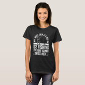 Meine Frau sagte, es ist entweder ich oder das Eis T-Shirt (Vorne ganz)