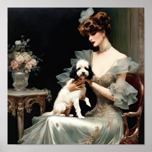 Meine Frau und ihr Welpe Poster (Vorne)