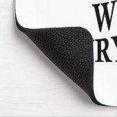 Meine Frau wird dich begraben Lustiger Ehemann Sar Mousepad (Ecke)