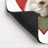 Meine Frenchie Valentine Mousepad (Ecke)