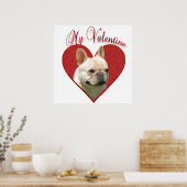 Meine Frenchie Valentine Poster (Küche)