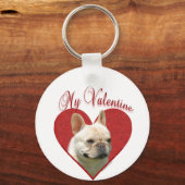 Meine Frenchie Valentine Schlüsselanhänger (Rückseite)