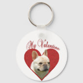Meine Frenchie Valentine Schlüsselanhänger (Rückseite)