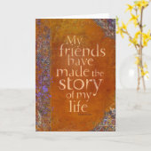 Meine Freunde haben die Geschichte von meinem Karte (Gelbe Blume)