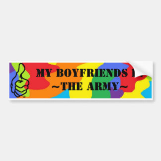 Meine Freunde in der Armee! Autoaufkleber