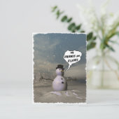 Meine Freunde sind Flakes Postkarte (Stehend Vorderseite)