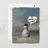 Meine Freunde sind Flakes Postkarte (Vorne/Hinten)