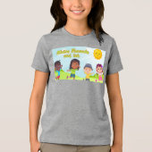 Meine Freunde und ich Tri-Blend Shirt (Vorderseite)
