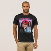 Meine Freundin der 90er Bootleg Name Foto Valentin T-Shirt (Vorne ganz)