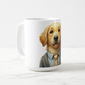 Meine Freundin des Golden Retriever Kaffeetasse (Vorderseite Links)