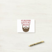 Meine Freundin Liebe Post-it Klebezettel (Auf Schreibtisch)