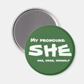 Meine Freundin Magnet (Vorderseite/Rückseite)