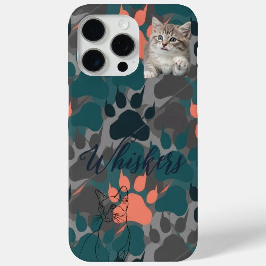 Meine Freundin: Personalisiertes Cat-Foto Case-Mate iPhone Hülle (Rückseite)