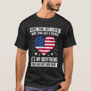 Meine Freundin Proud Military Freundin Soldier Gir T-Shirt
