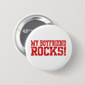 Meine Freundin Rocks Button (Vorne & Hinten)