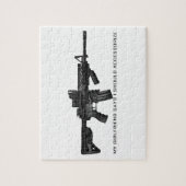 Meine Freundin sagt, dass ich AR15 ausstatten Puzzle (Vertikal)