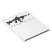 Meine Freundin sagt, ich sollte AR15 zuziehen Notizblock (angewinkelt)