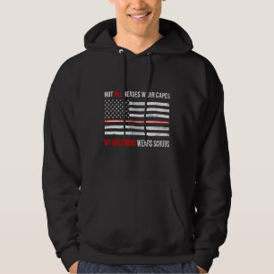 Meine Freundin trägt Scrubs Nurse Healthcare Thin  Hoodie