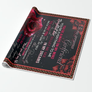 Meine Freundin zum Geburtstagsgeschenk, ein paar L Geschenkpapier