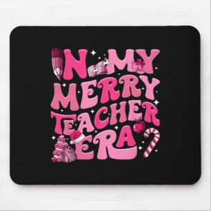 Meine frohe Lehrerin Era Retro Groovy Lehrerin Chr Mousepad