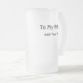 Meine Frosch-Prince-Tasse - SRF Mattglas Bierglas (VorderseiteRechts)