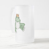 Meine Frosch-Prince-Tasse - SRF Mattglas Bierglas (Vorderseite Links)