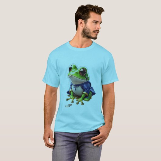 Meine Froschblauen Stiefel sind sehr niedlich T-Shirt (Vorne ganz)