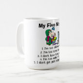 Meine Fünf-Modes-Kaffee-Tasse Kaffeetasse (Vorderseite Links)