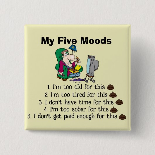 Meine Fünf-Modes-Taste Button (Vorderseite)