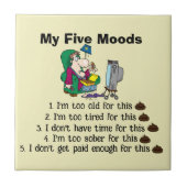 Meine Fünf-Moods-Keramik Fliese (Vorderseite)