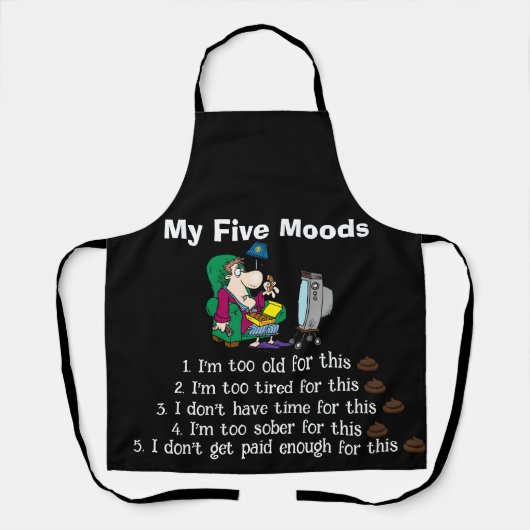 Meine Fünf-Moods-Schürze Schürze (Vorderseite)
