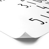 Meine fünf Stimmungen Poster (Ecke)