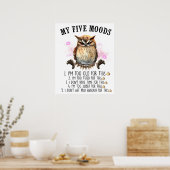 Meine fünf Stimmungen Poster (Küche)