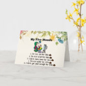 Meine Fünf-Stimmzettel Karte (Gelbe Blume)