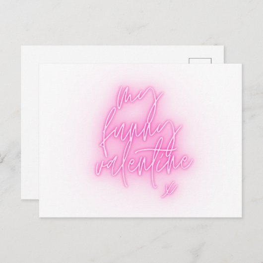 Meine Funny Valentine Postcard Postkarte (Vorne/Hinten)