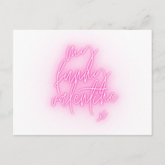 Meine Funny Valentine Postcard Postkarte (Vorderseite)