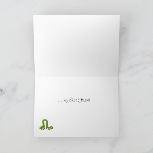 Meine für immer beste Freundschaftskarte Karte (Innenseite)