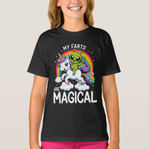 Meine Fürze Sind Magische Außerirdische Einhorn Re T-Shirt