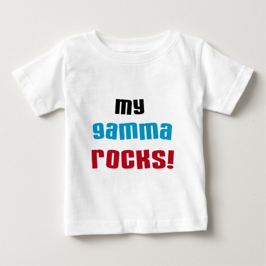 Meine Gamma Rocks T - Shirt und Geschenke (Vorderseite)